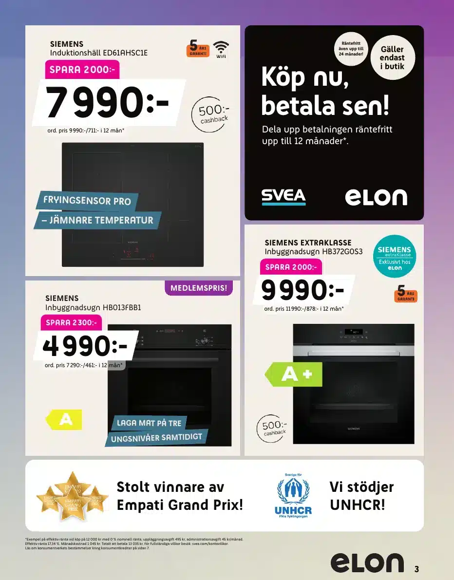 Elon kampanjblad 19/10–1/11 2026, sida 3
